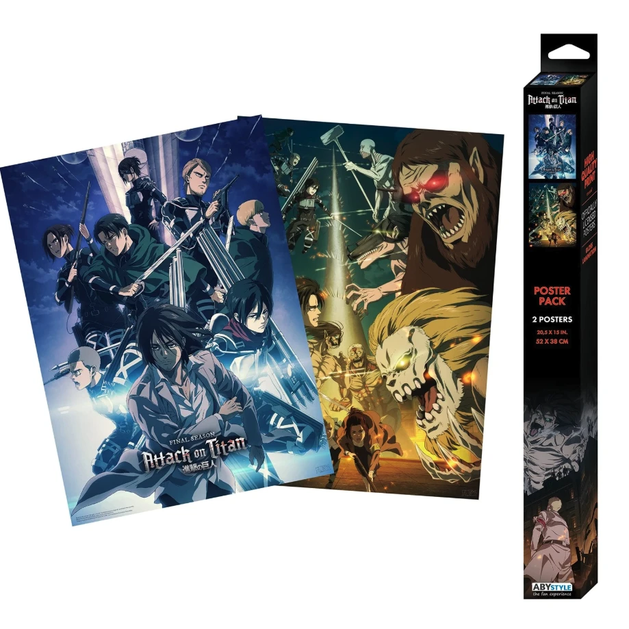 Pyramid Attack On Titan set 2 posters
