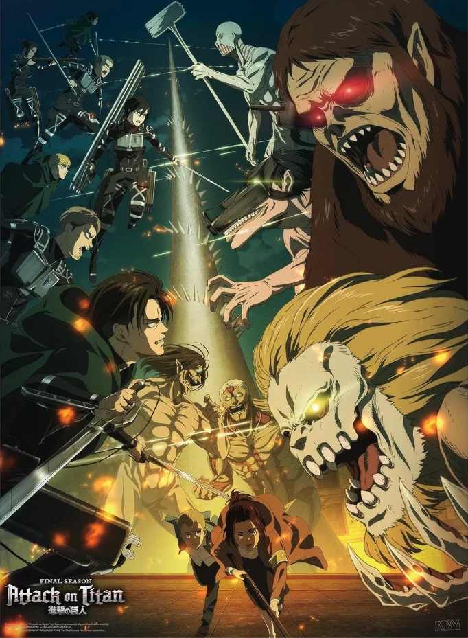 Pyramid Attack On Titan set 2 posters