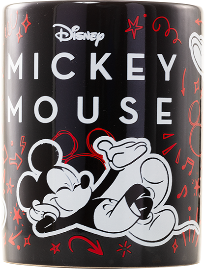 Pyramid Disney Mickey puodelis su meškiuko dangteliu 440 ml