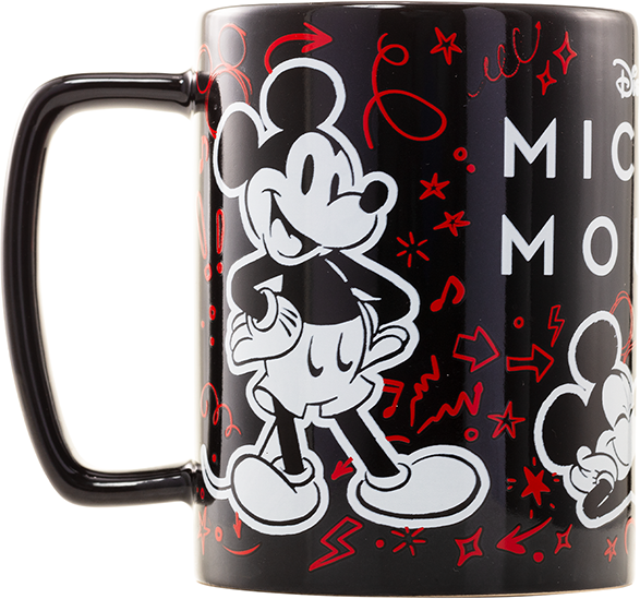 Pyramid Disney Mickey puodelis su meškiuko dangteliu 440 ml