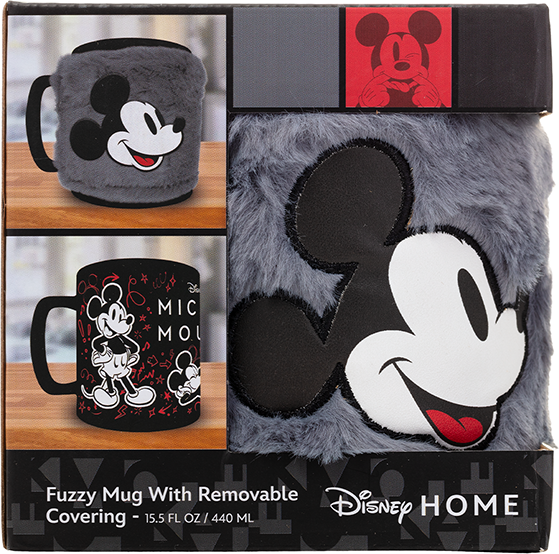 Pyramid Disney Mickey puodelis su meškiuko dangteliu 440 ml