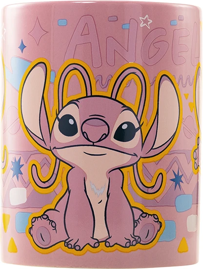 Pyramid LILO & STITCH FUZZY MUG - ANGEL