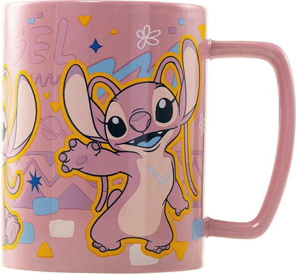 Pyramid LILO & STITCH FUZZY MUG - ANGEL