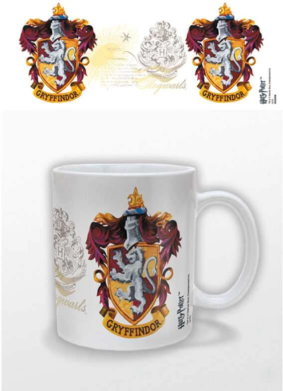 Gryffindor puodelis su herbu
