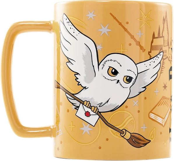 Pyramid Harry Potter Hedwig Mug with teddy bear cover 440ml