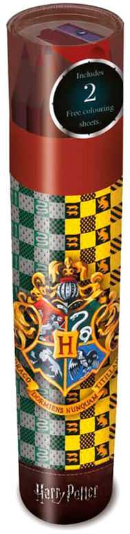Pyramid Harry Potter - Pieštukas crayon set in tube of 12 with sharpener (Hogwarts)