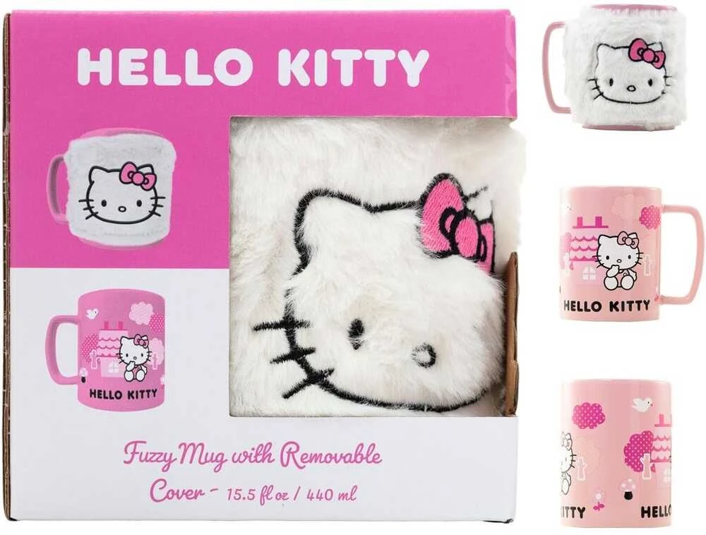 Pyramid Hello Kitty Mug with teddy bear cover 440ml