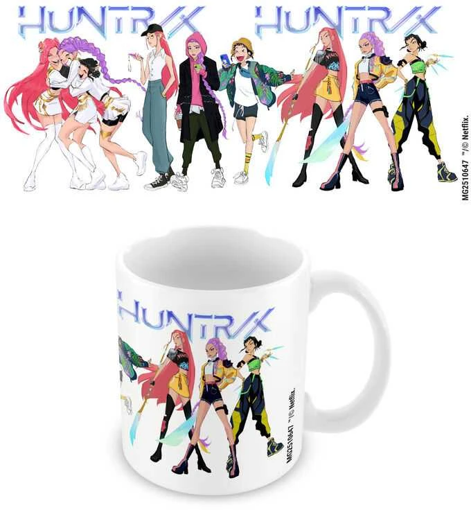 K-pop Demon Hunters Puodelis Keraminis puodelis 325 ml K-pop demonų medžiotojai huntrix