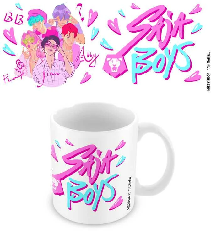 Kids Euroswan K-POP Demon Hunters "Saja Boys" keramikinis puodelis (325ml)