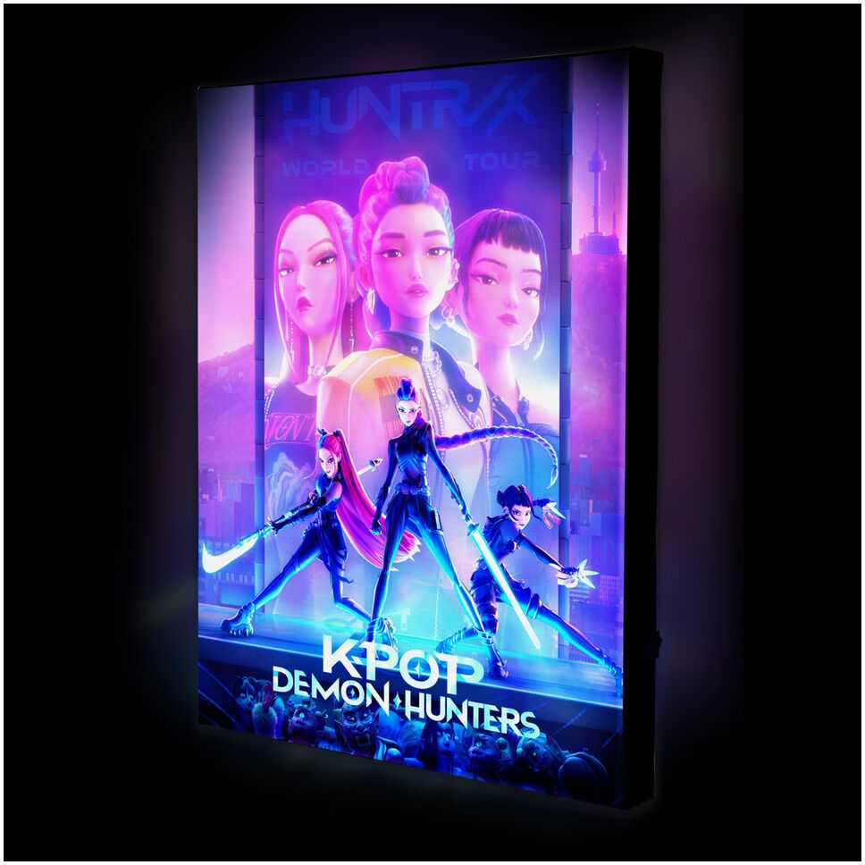 Pyramid KPop Demon Hunters Luminous canvas