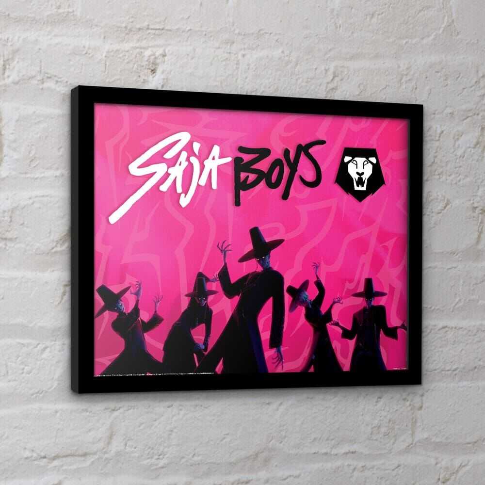 Pyramid KPop Demon Hunters Saja Boys Framed print