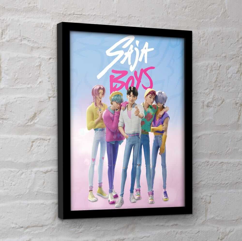 Pyramid KPop Demon Hunters Saja Boys Framed print