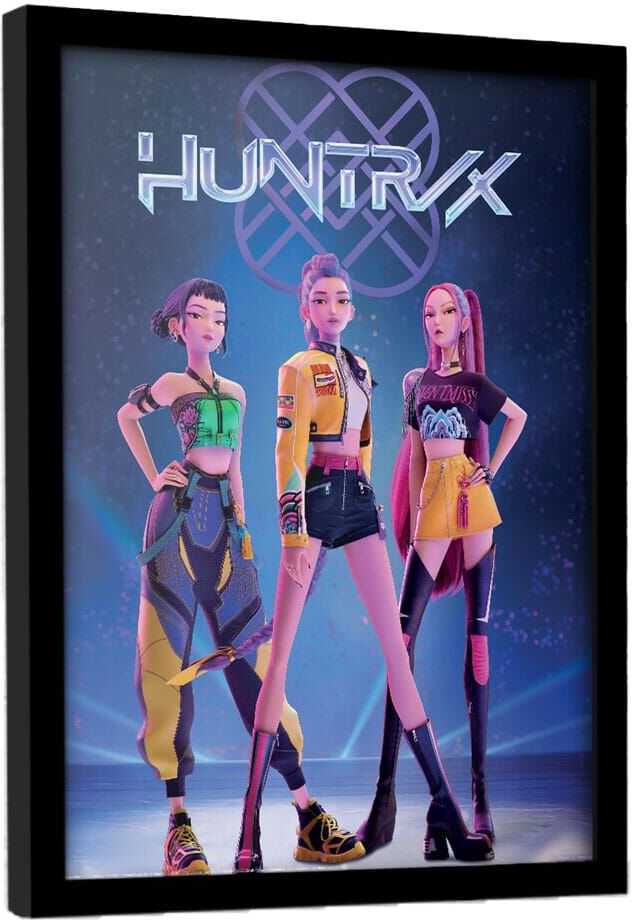 Pyramid KPop Demon Hunters Framed print