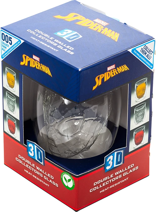Pyramid Marvel Spiderman Double walled 3D tumbler