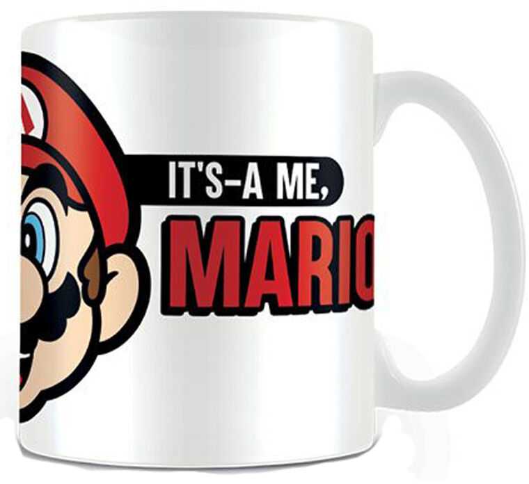 Pyramid Nintendo Super Mario Its A Me Mario mug