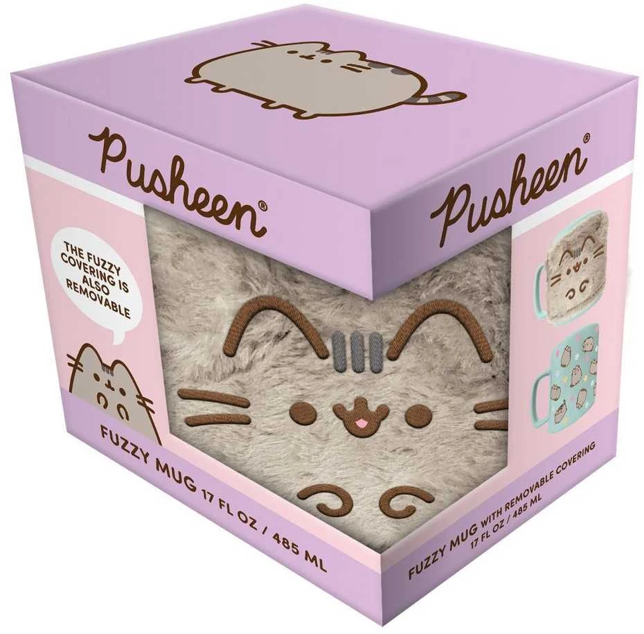 Pyramid Pusheen Mug with teddy bear cover 440ml