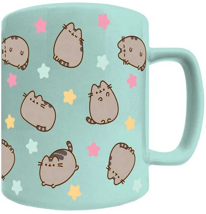 Pyramid Pusheen Mug with teddy bear cover 440ml