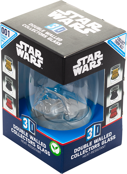 Pyramid STAR WARS - Darth Vader 3D stiklinė