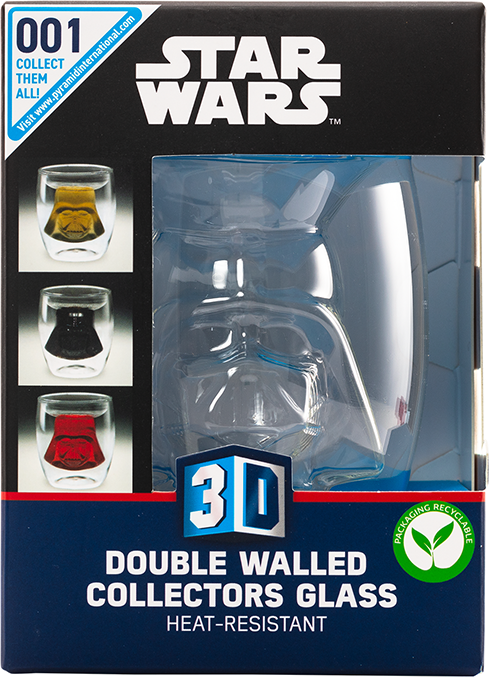 Pyramid STAR WARS - Darth Vader 3D stiklinė