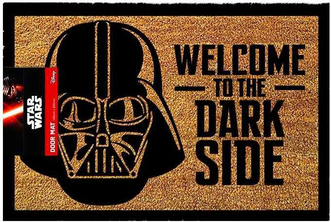 Pyramid Star Wars (Welcome To The Darkside) durų kilimėlis| 60x40cm