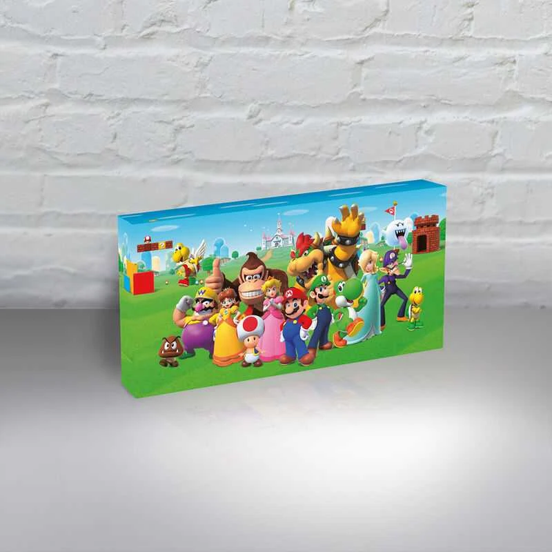 Pyramid Piramidės formos Super Mario šviečiantis paveikslėlis (personažai)