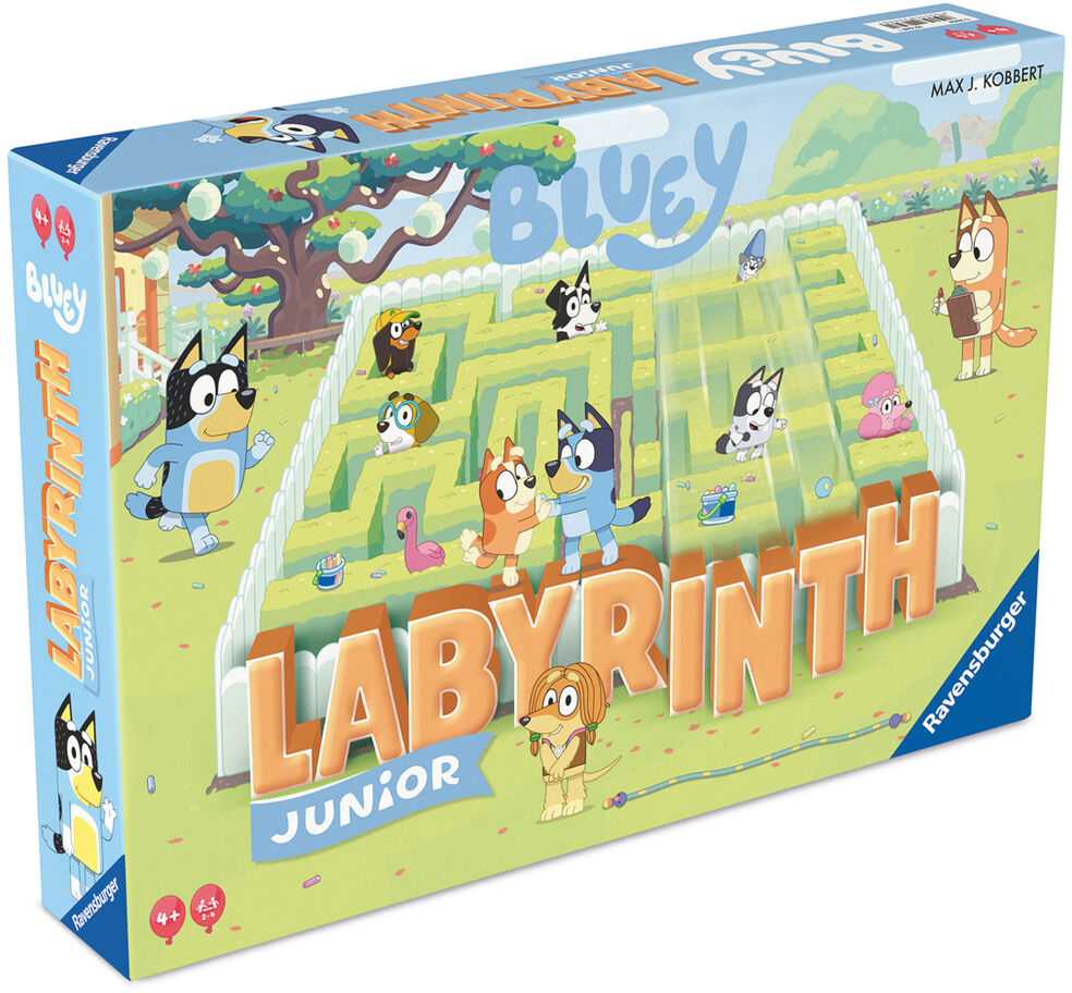 Ravensburger Bluey jaunimo stalo žaidimas Labirintas