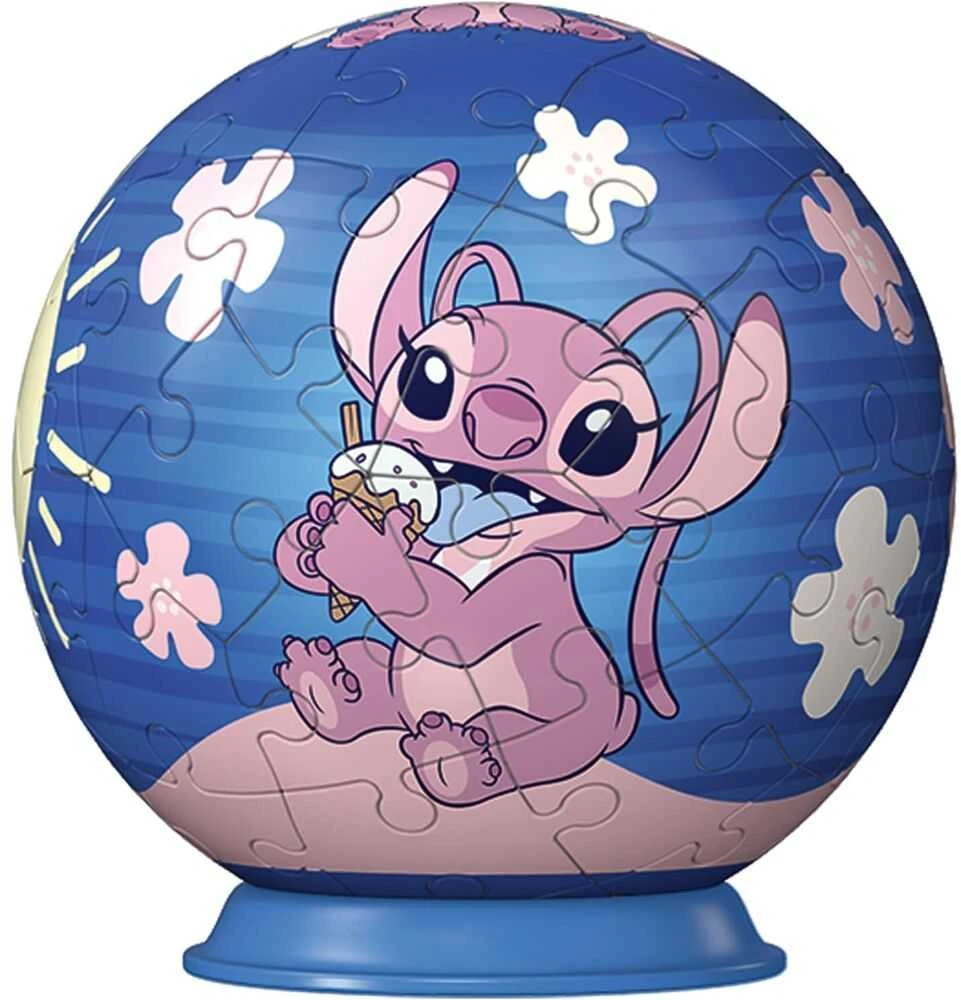 Ravensburger 3D Dėlionė 55 vnt. - Disney Angel (Stitch) kamuolys aprašymas - Prekės nuotrauka
