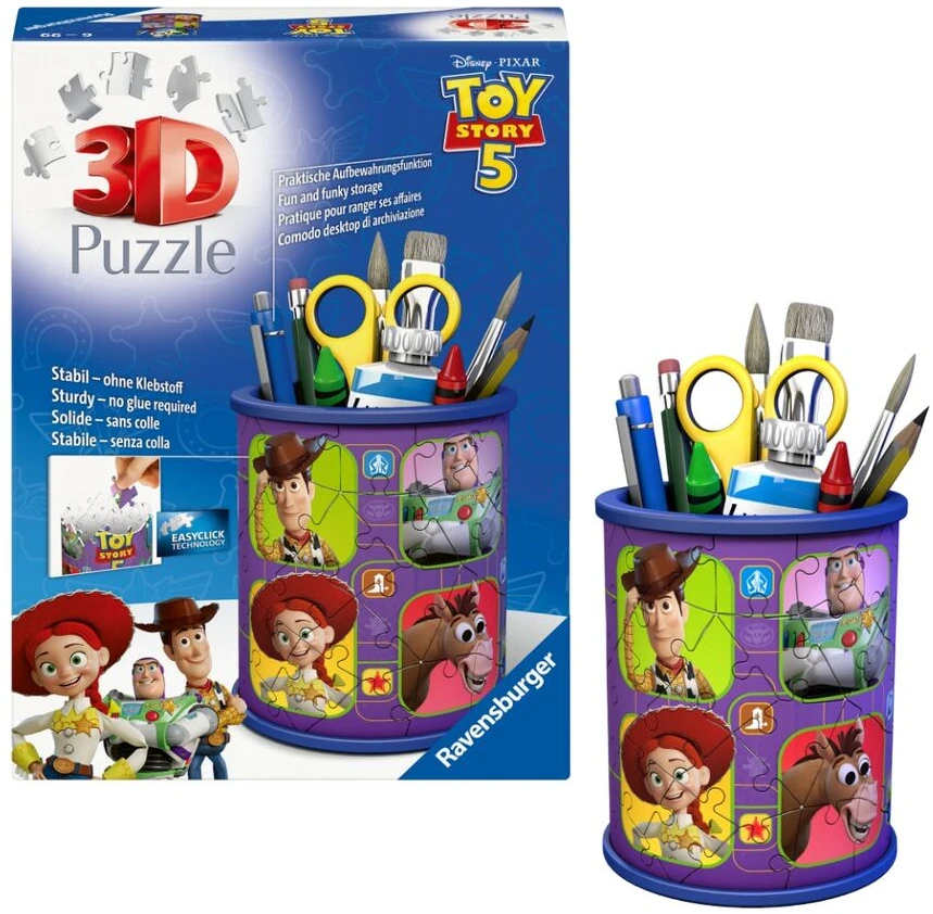 Ravensburger 120080688 Dėlionės pieštukų stovas Žaislų istorija: Žaislų istorija