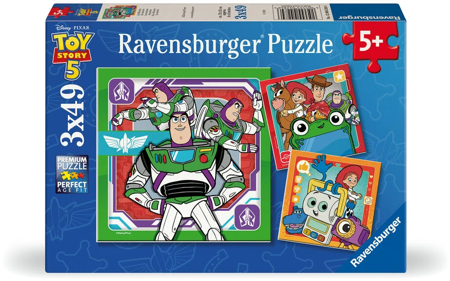 RAVENSBURGER Dėlionė dėlionė Toy Story 5, 3x49 det., 12004284 6