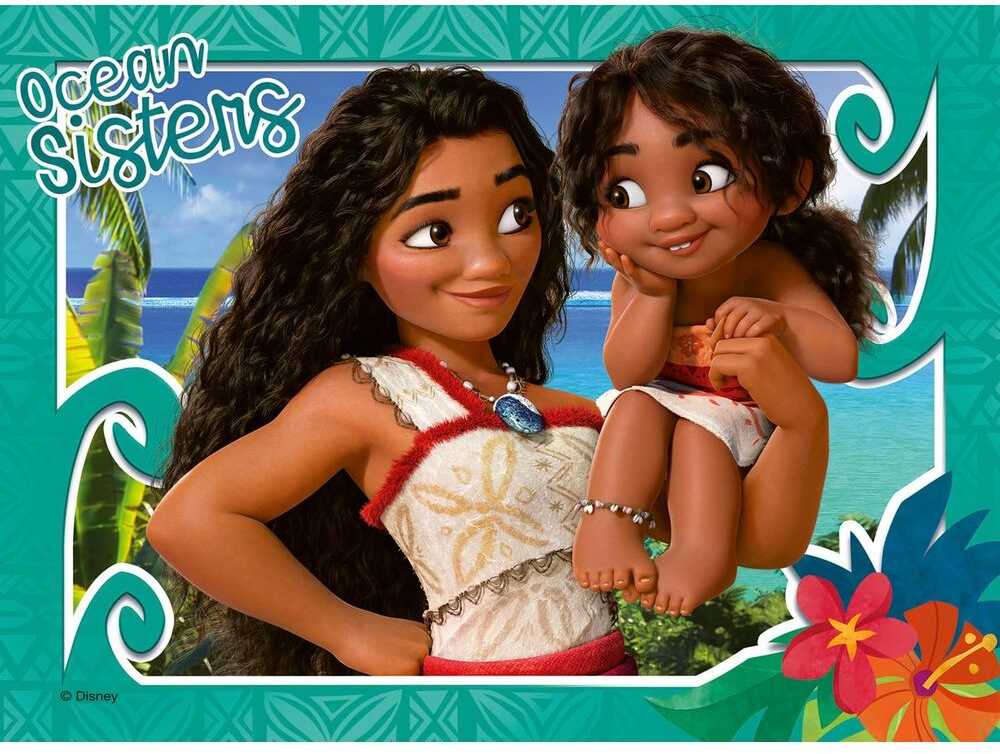 Ravensburger Disney Vaiana 2 dėlionė 12-16-20-24 detalių