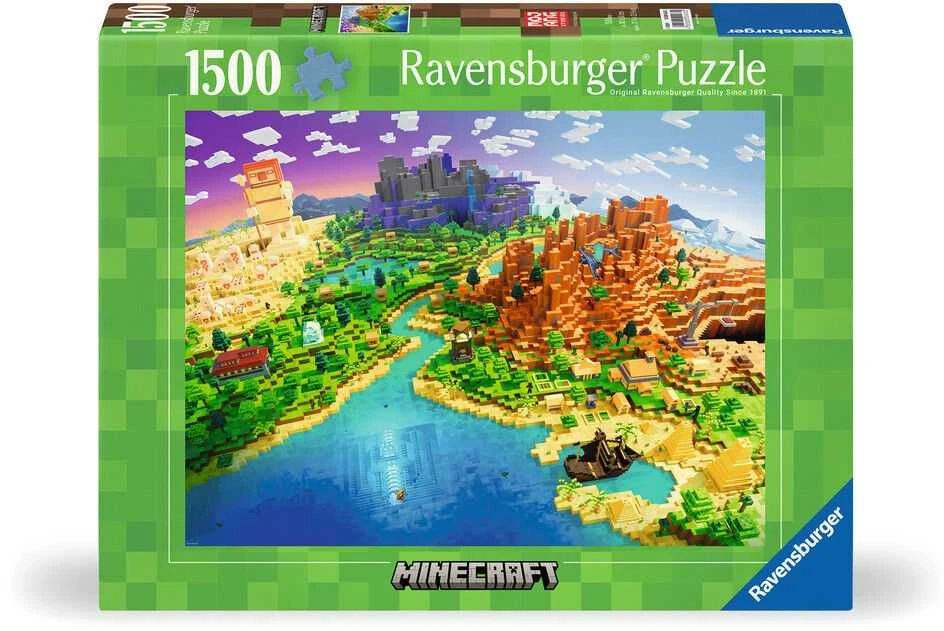 Ravensburger Dėlionė 1500 vnt. - Minecraft