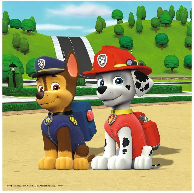 Ravensburger "3 viename" Dėlionė 3x49 vnt. - Šunyčiai patruliai (PAW Patrol)