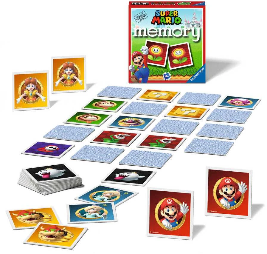 Ravensburger - Super Mario Mini atmintis - 48 kortelės (10620825)