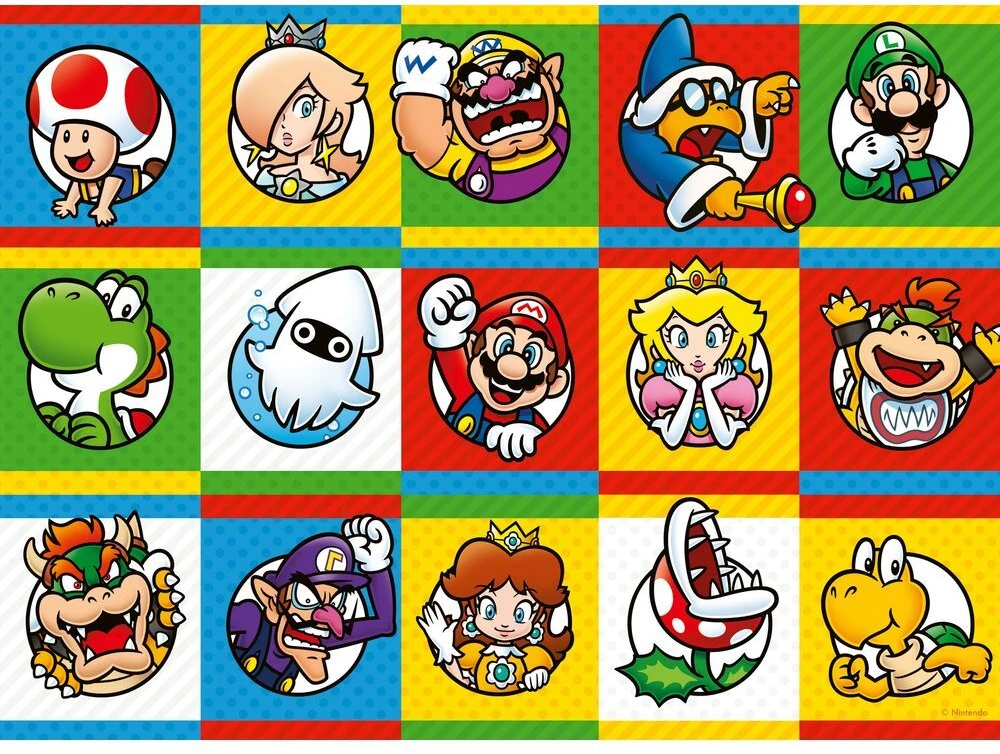 Dėlionė Ravensburger Super Mario XXL puzzle 200pcs
