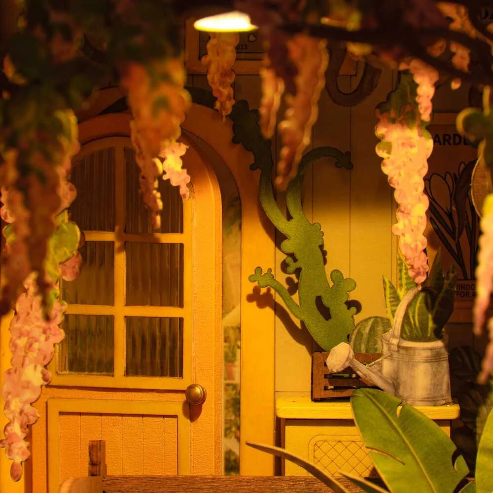 Robotime Mini namas 3D konstruktorius GARDEN HOUSE