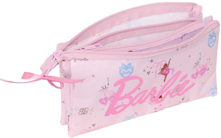 Safta Barbie Ballet triple pencil case