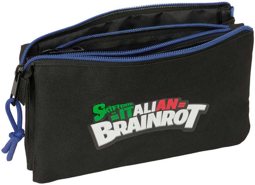 Safta Brainrot triple pencil case