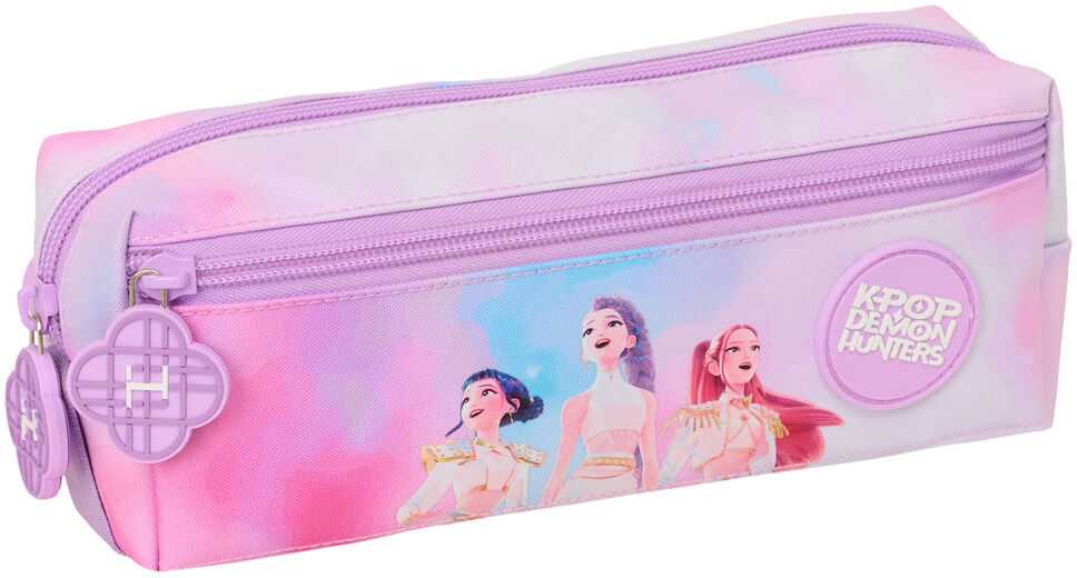 Safta Demon Hunters Kpop Artist triple pencil case