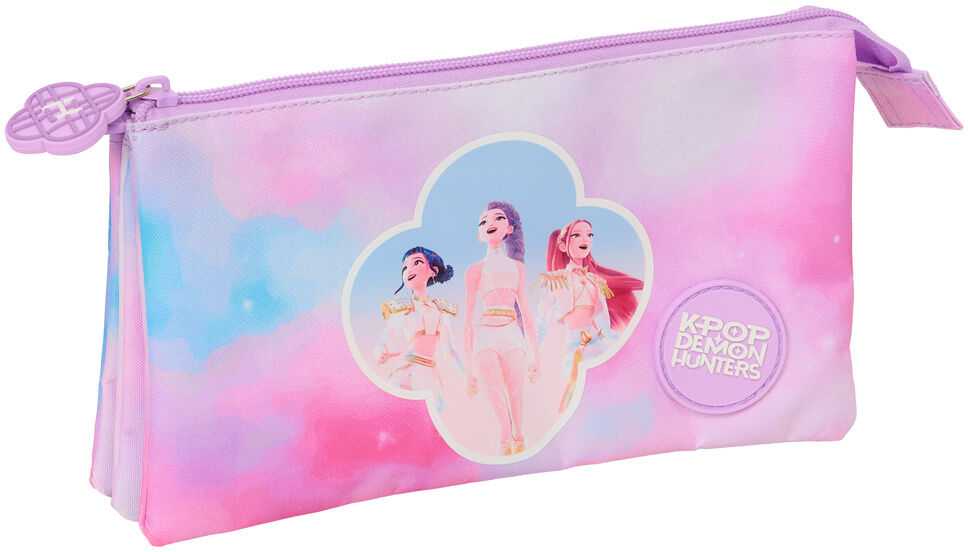 Safta Demon Hunters Kpop Artist triple pencil case