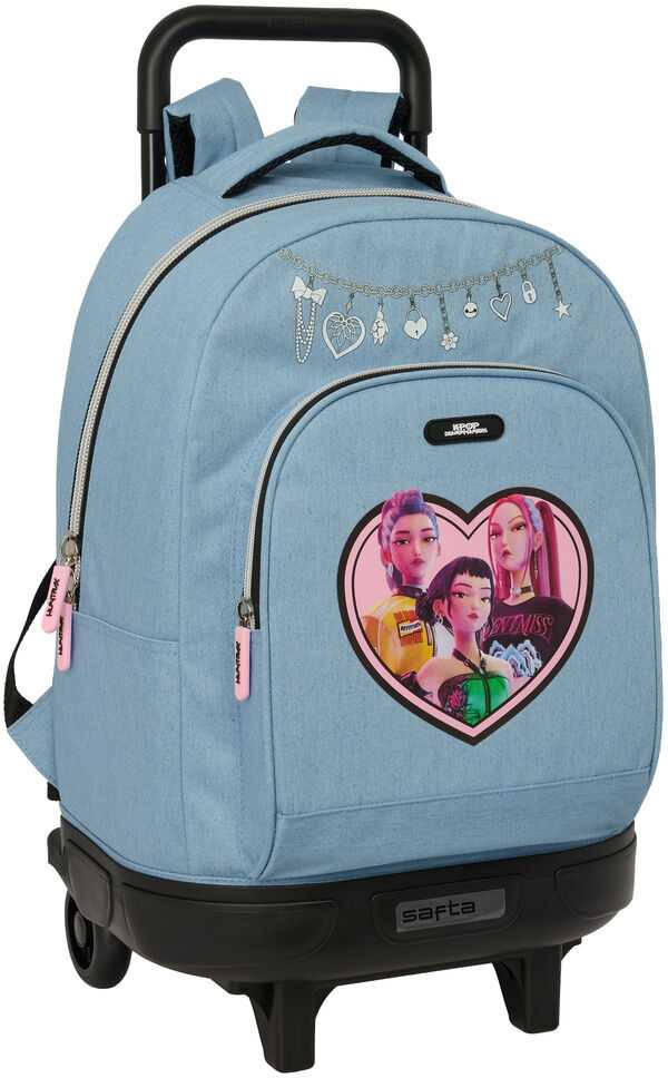 Kelioninis Safta Demon Hunters Kpop Huntrix compact trolley 45cm