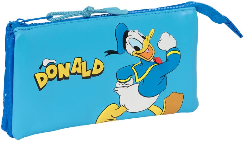 Safta Dvigubas penalas Donald Mėlyna 22 x 12 x 3 cm
