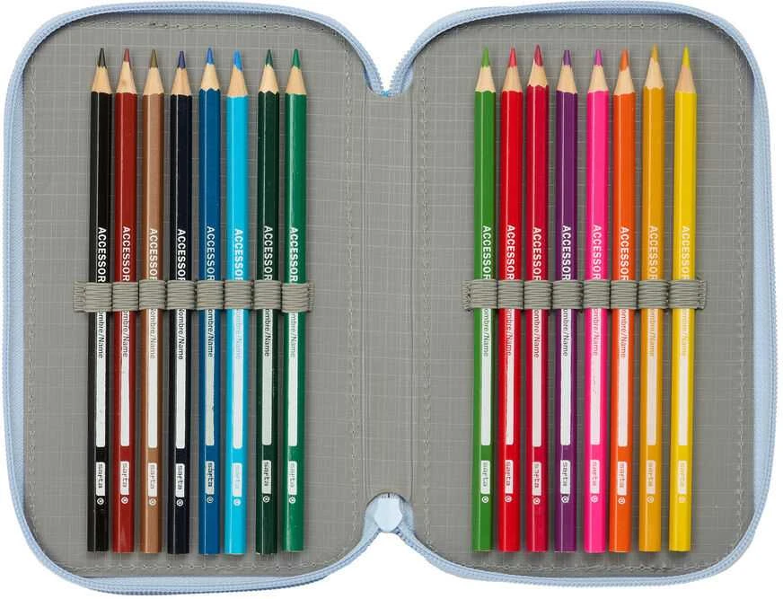 Safta Disney Frozen triple pencil case 37pcs