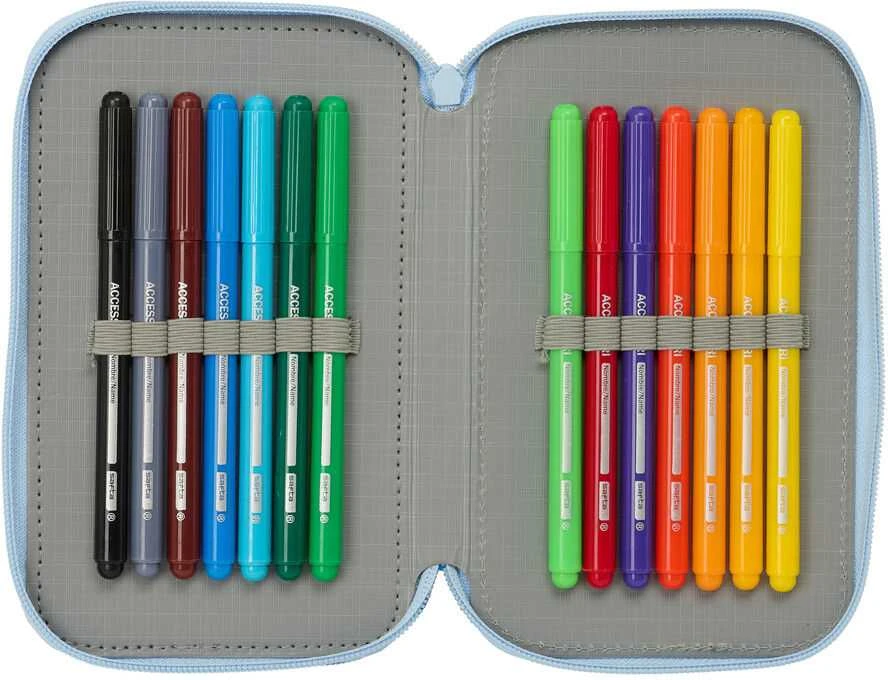 Safta Disney Frozen triple pencil case 37pcs