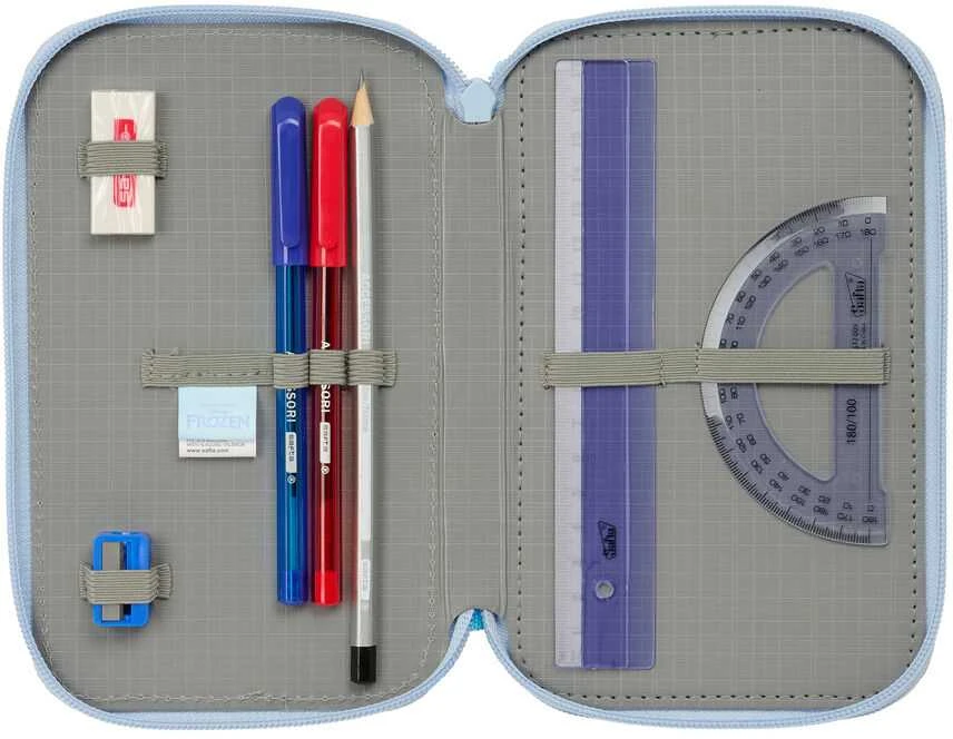 Safta Disney Frozen triple pencil case 37pcs