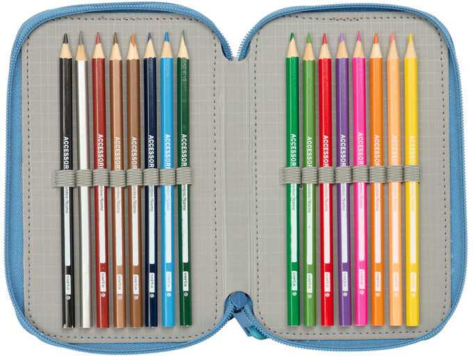 Safta Disney Frozen triple pencil case 37pcs