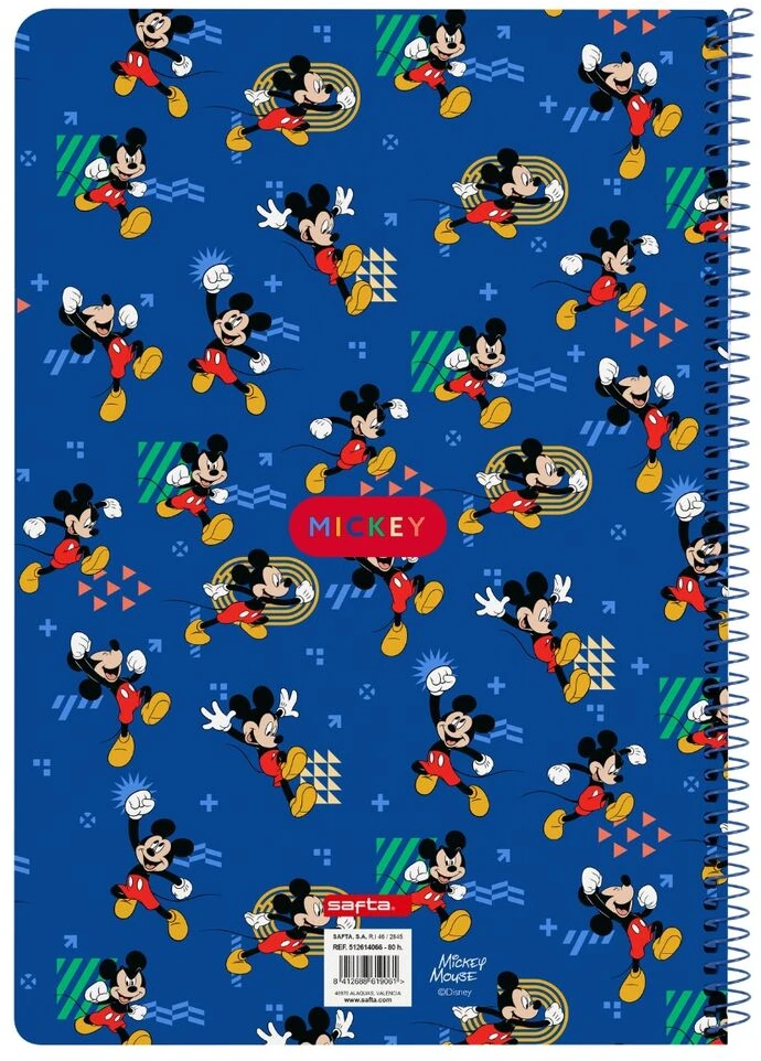 Safta Disney Mickey Today A4 notebook