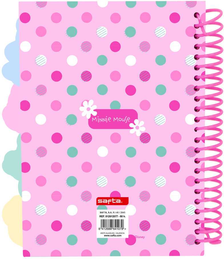 Safta Disney Minnie Minty A5 notebook