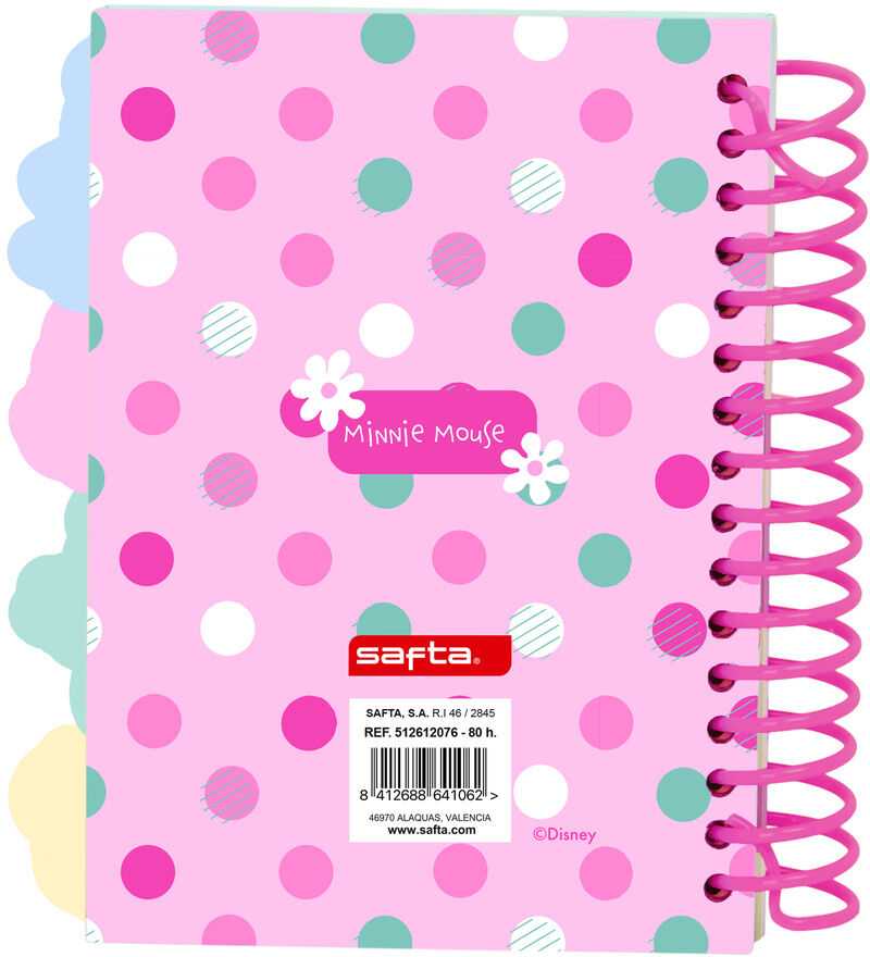 Safta Disney Minnie Minty A6 notebook