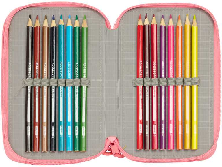 Safta Disney Moana Vaiana triple pencil case 37pcs