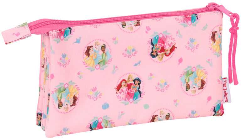 Safta Disney Princess triple pencil case